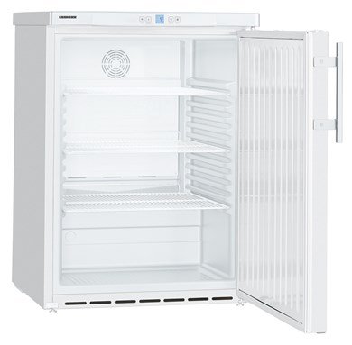 Liebherr FKUv 1610 Single Door Undercounter White Fridge, 134 Litres