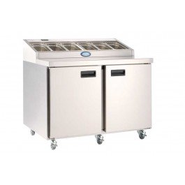 Foster FPS2HR/15-152 2 Door Refrigerated Preparation Counter, 270 Litres