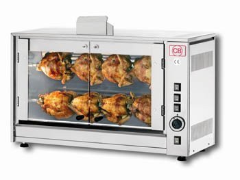 CB G-8P - 2 spit - 8 birds Gas rotisserie - 8 birds