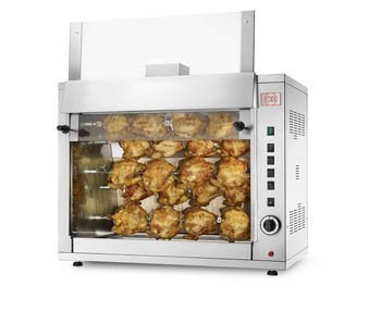 CB G-20P - 5 spit - 20 bird Gas rotisserie
