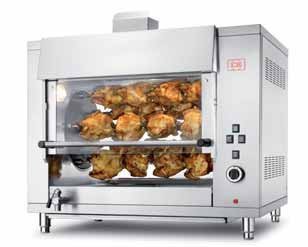 CB P7/5G - 20 bird - Gas Planetary chicken rotisserie