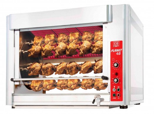 CB Planet 48 high speed Infra-red rotisserie/multi cooker - 48 bird capacity