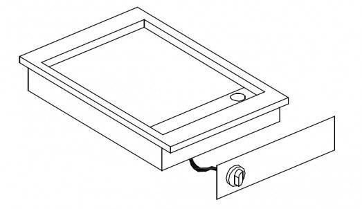 Giorik LGE4831D* "Drop In" Smooth Chrome plate electric griddle