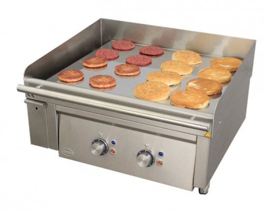 Mirror M650E Heavy duty Electric Chrome Griddle - Smooth plate