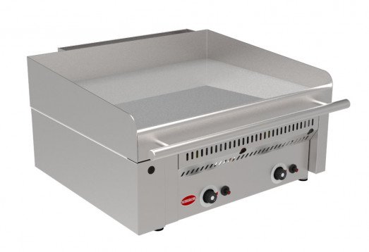 Mirror Zone 2 Heavy duty Gas chrome griddle - 2 Cooking Zones