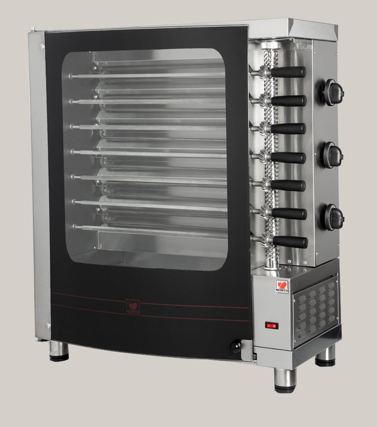 North R7 Slimline Electric Churrasco/Rotisserie grill