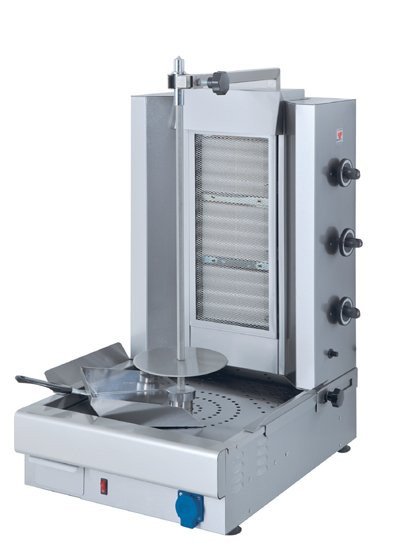 North MK203 3 Burner kebab grill