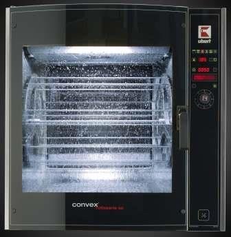 Ubert Convex RT608CC 8 Spit Rotisserie with Self wash system - Pass Thru'
