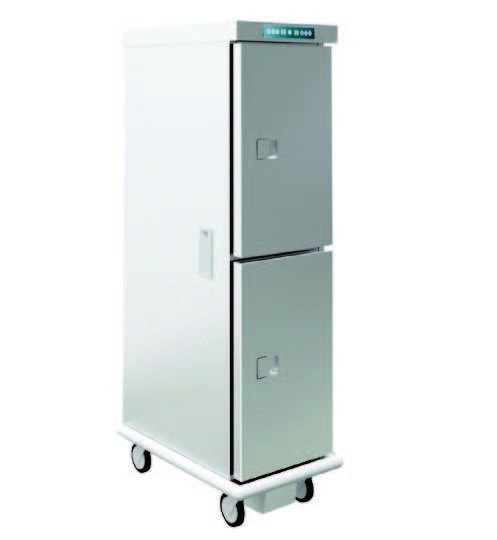Emainox 8110109 - 24 x 2/1gn Mobile fan assisted heated holding cabinet - with humidity