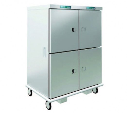 Emainox 8110110 - 48 x 2/1gn Mobile fan assisted heated holding cabinet - with humidity