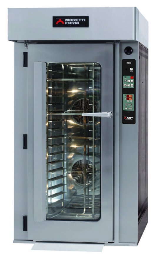 Moretti Forni R14G - Roll In Gas Rotary Bakery oven