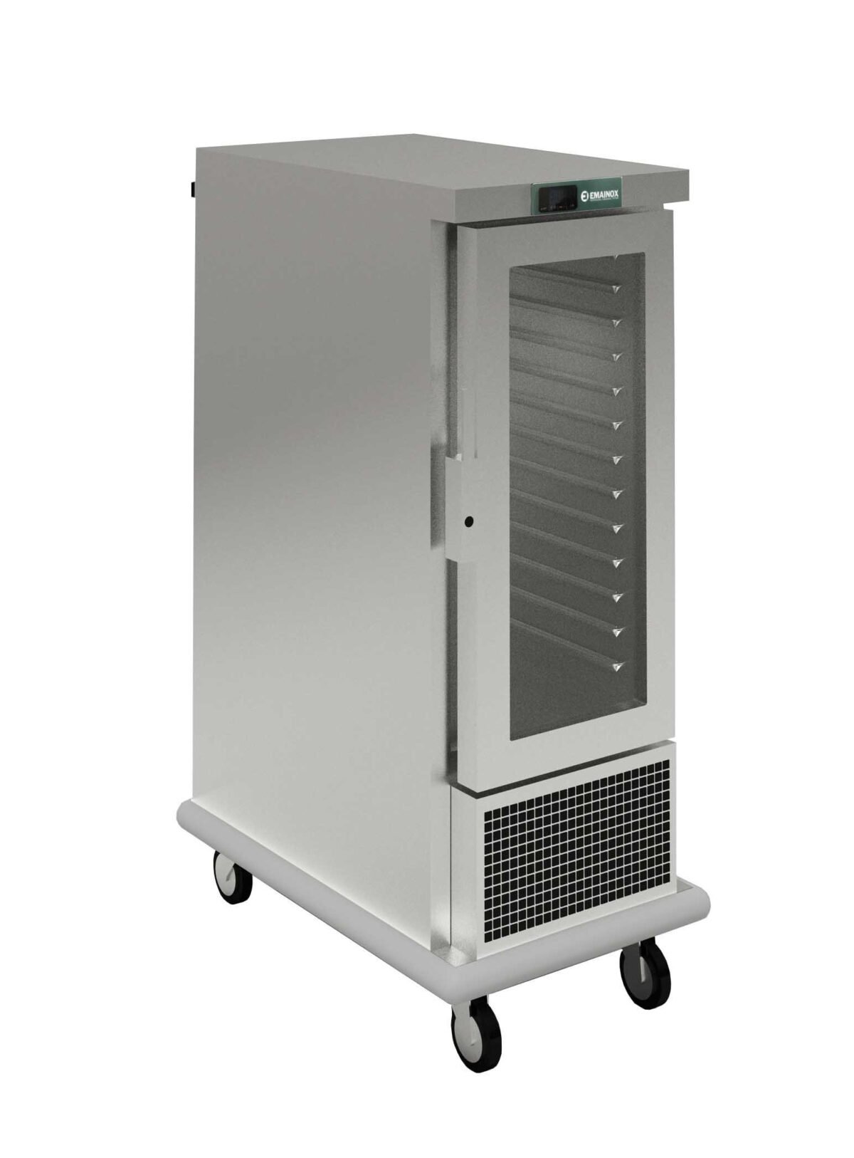 Emainox 8110121 - 12 x 1/1gn Slimline Mobile Refrigerated holding cabinet with Glass door