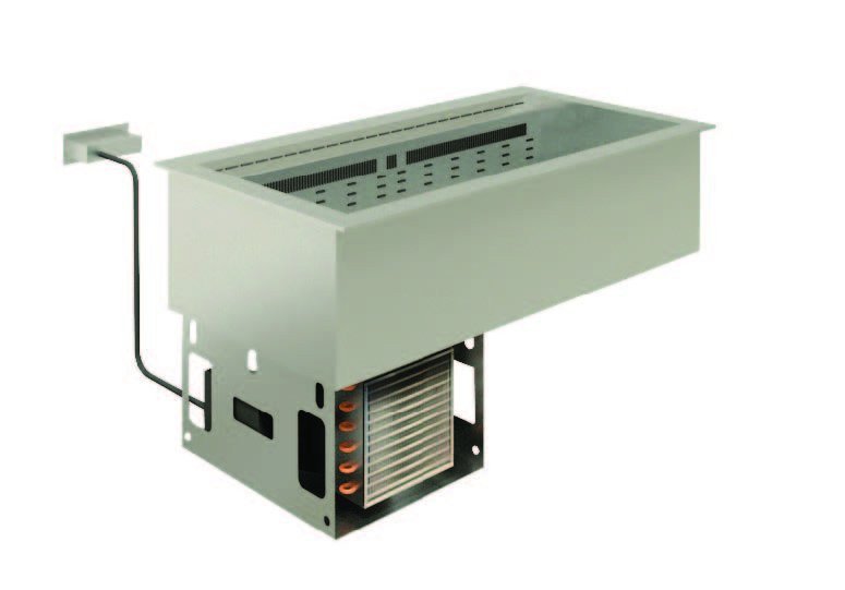 Emainox Elegance 8046500HC 2 x 1/1gn Drop In Fan assisted refrigerated display with dolewell