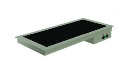 Emainox Elegance 8046429 3 x 1/1gn Drop In Heated Ceramic hotplate