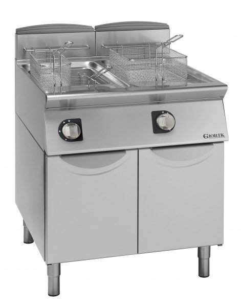 Giorik FG7217T Twin tank gas fryer - 17 + 17 litre