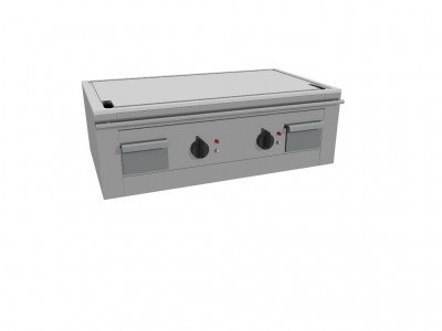 Casta TEP2B/120E Electric Teppanyaki Griddle - 2 Heating zones
