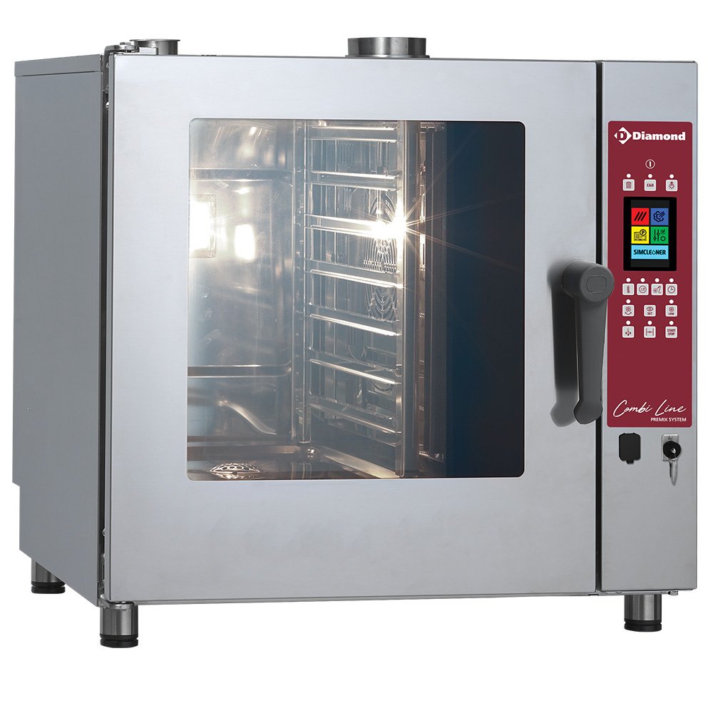 Diamond DGV-711/PTS Touch Screen Gas Steam Convection Oven, 7 x 1/1 GN