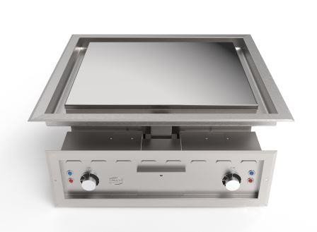 Mirror M650E DI Drop In Heavy duty Electric Chrome Griddle/Plancha