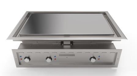 Mirror M1000E DI Drop In Heavy duty Electric Chrome Griddle/Plancha