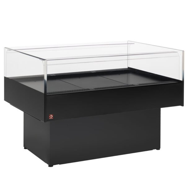 Diamond BN129/V-B5/T2 Black Panoramic Self-service Refrigerated Counter