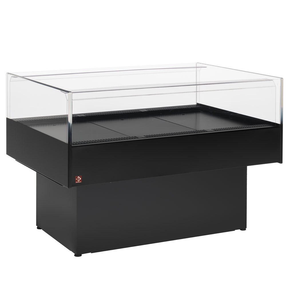 Diamond BN129/V-B5/T2 Black Panoramic Self-service Refrigerated Counter