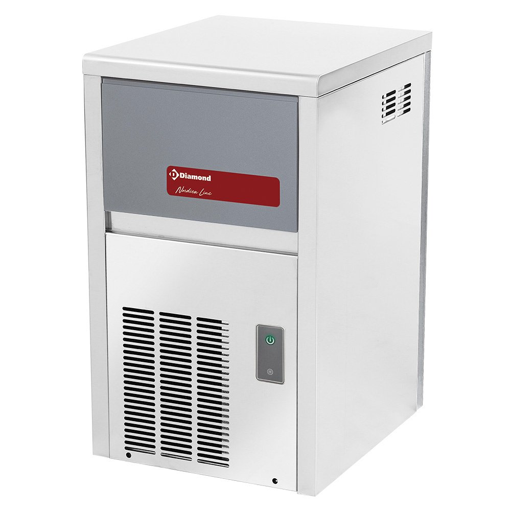 Diamond ICE22AX-R2 Whole Cube Ice Maker, 22kg/24hrs / 4kg Air Storage
