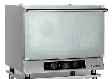 Giorik MR42X 4 x 600 x 400mm tray electric convection oven with humidity & 2 speed fan
