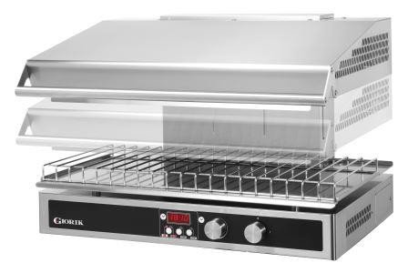 Giorik SH40 "Hi lite" 1/1+1/3gn Rise & Fall Electric salamander grill
