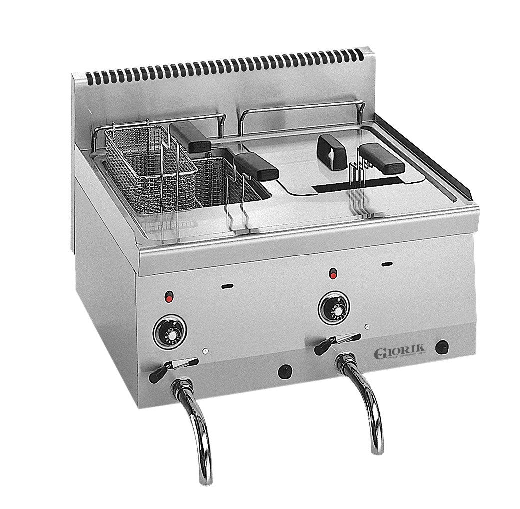 Giorik Snack 60 LFG6720 8+8 Ltr Slimline Twin tank gas fryer