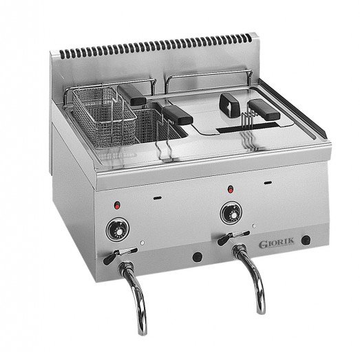 Giorik Snack 60 LFG6720 8+8 Ltr Slimline Twin tank gas fryer