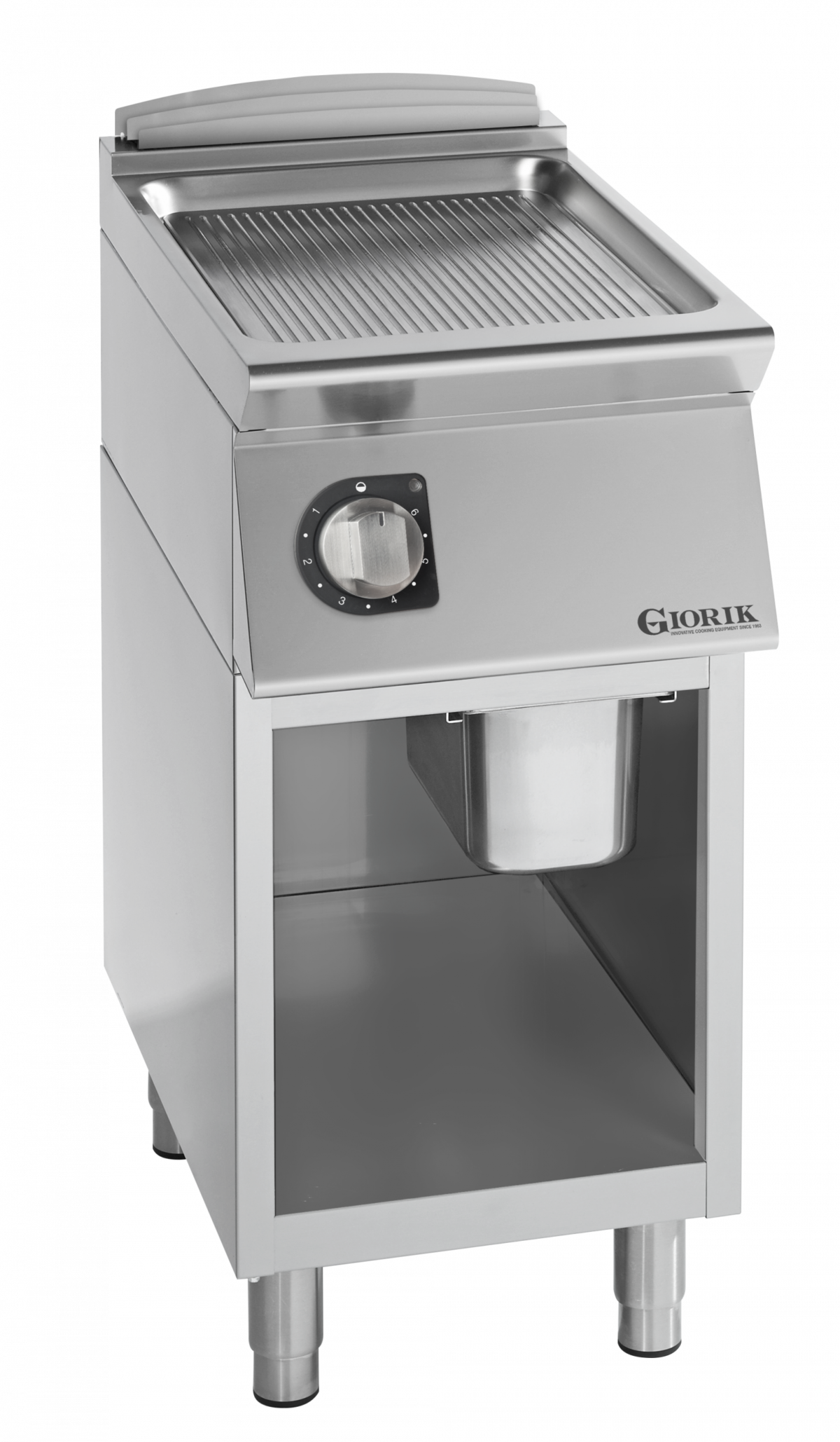 Giorik FRE72GCRX Electric griddle - Chrome Plated ribbed plate
