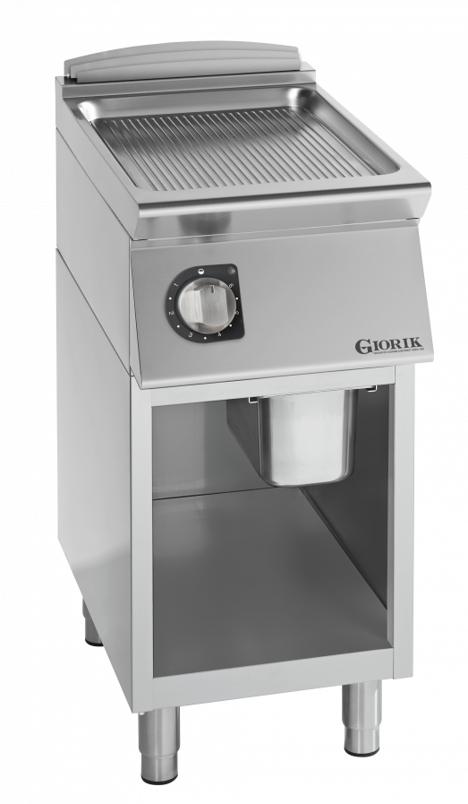 Giorik FRE72GCRX Electric griddle - Chrome Plated ribbed plate