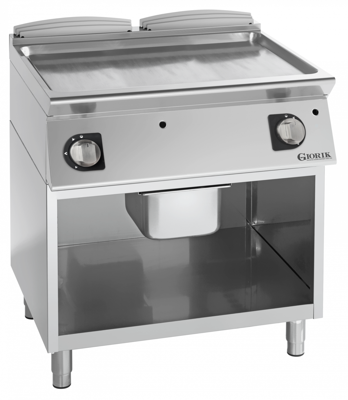 Giorik FLE741GCRX - 2 Zone Electric griddle - Chrome Plated smooth plate