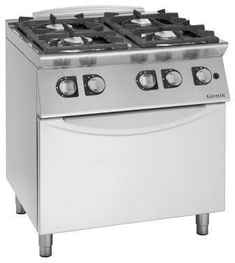 Giorik ECG740F - 4 Burner gas range