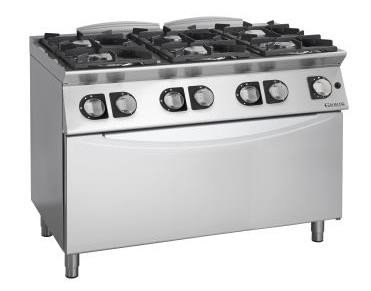 Giorik ECG760H - 6 Burner gas range with Maxi oven