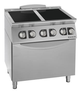 Giorik CV741E - 4 Ring Ceran top electric range