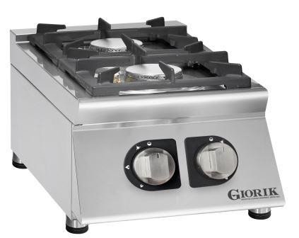 Giorik 70 Top ECG720T 2 burner gas boiling top