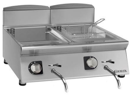 Giorik 70 Top FE7210T - 10 + 10 Ltr Twin tank electric fryer
