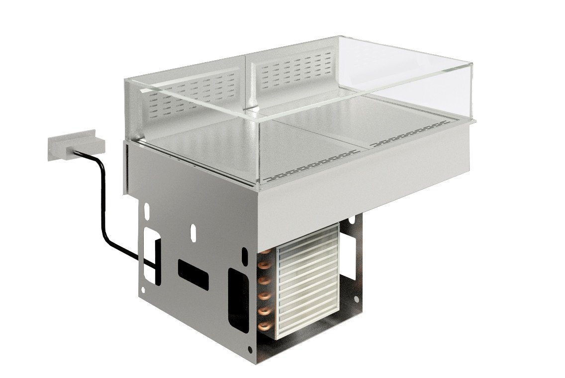 Emainox Elegance Pastry 8047090JWLHC - Refrigerated Pastry display with slide out drawers