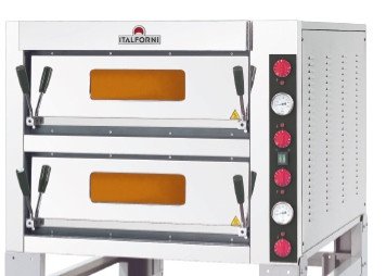 Italforni TKA2 Twin deck electric pizza oven - 8 x 13" Pizzas