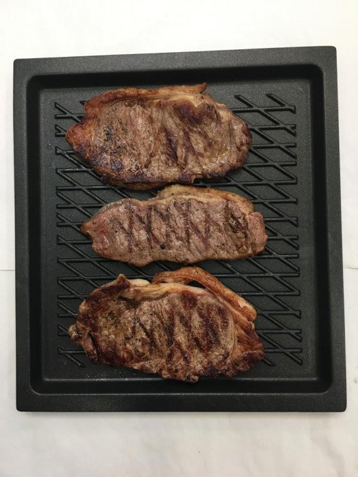 23733-BBQ - 2/3gn Lotan coated non stick Chargill grilling plate