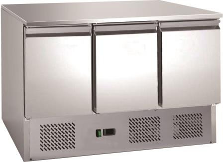 Chefs Range SS3H - 3 Door Space saver Prep counter