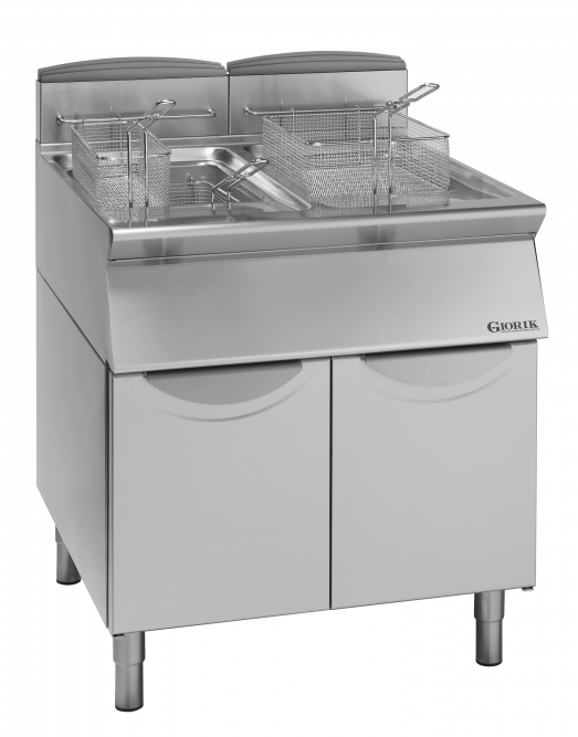 Giorik FG7215T Twin tank gas fryer - 13 + 13 litre