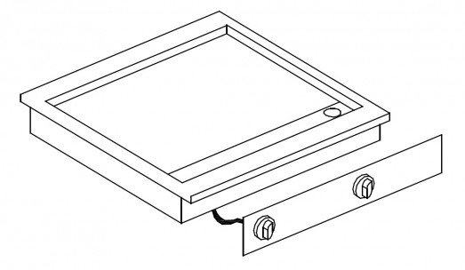 Giorik LGE6831D* "Drop In" Smooth Chrome plate electric griddle