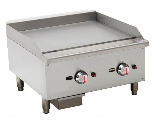 Chefs Range EGG24S - 24" Gas griddle - smooth plate