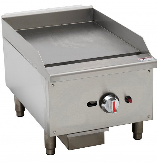 Chefs Range EGG16S - 16" Gas griddle - smooth plate