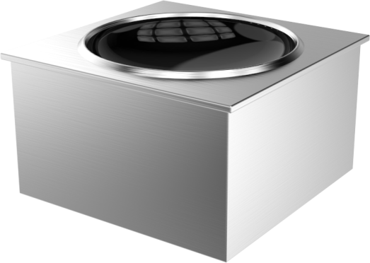 Chefs Range GXDIIHW-3 - Drop In Wok Induction Hob - 3kw power (steel surround)