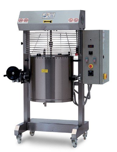 De Danieli C2002EI - 200 Ltrs Electric High temperature Indirect heat tilting kettle with stirer for medium density products `