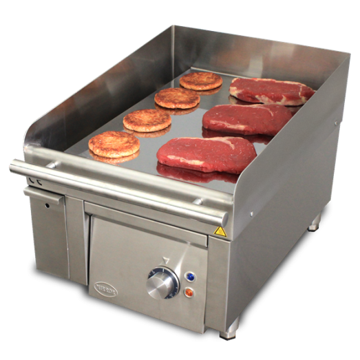 Mirror M4E Heavy duty Electric Chrome Griddle - Smooth plate