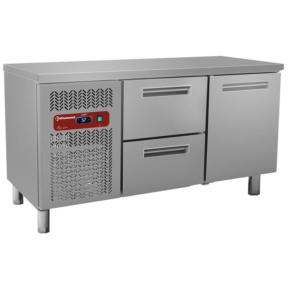 Diamond BMIV15/R2_BC1/2-TP-2 2 Drawer & 1 Door Refrigerated Counter